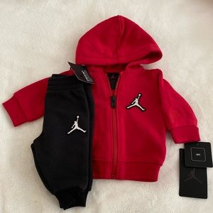 Jordan piece zip up hoodie set (Brand New with tags)